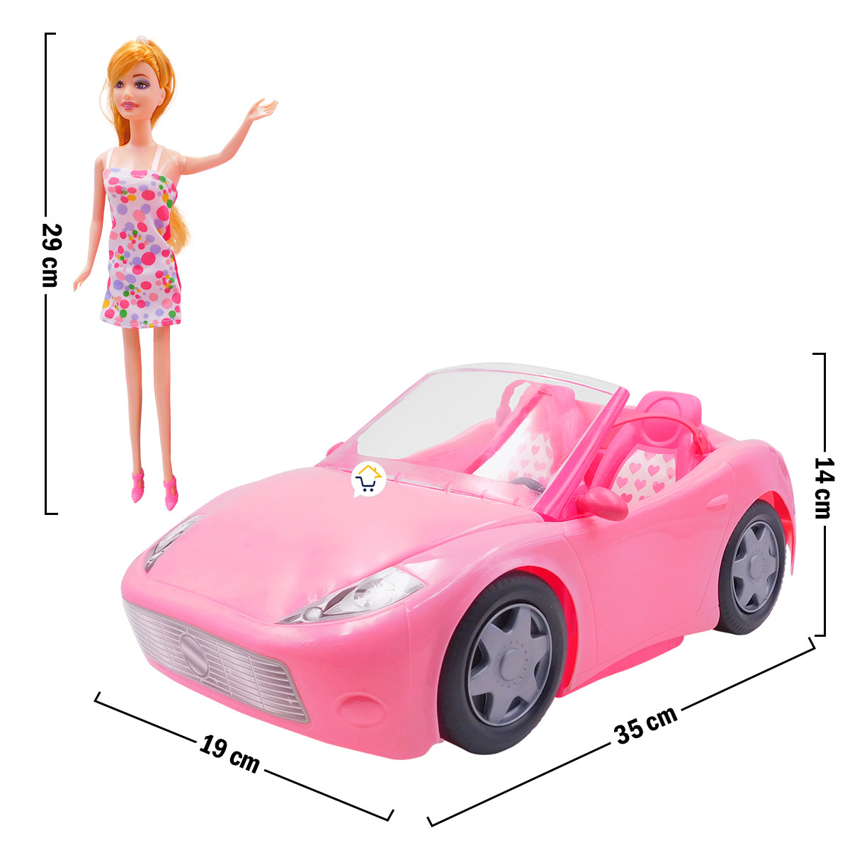 Miniatura 3 de Carro Convertible Con Muñeca MG20594